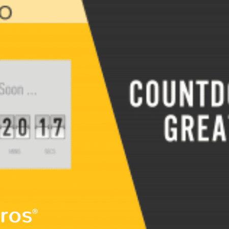 Screenshot of a countdown timer